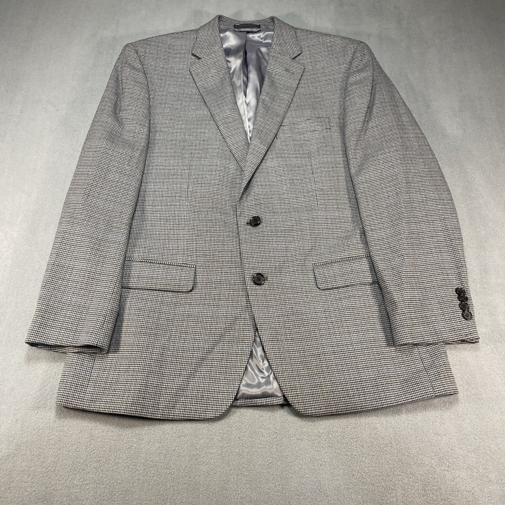 Lauren Ralph Lauren Men's 42R Sport Coat Blazer Gray Houndstooth